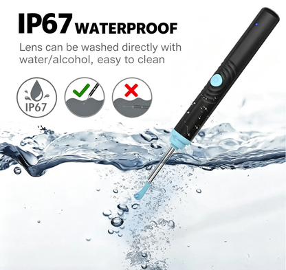 👂 Smart Visual Ear Cleaner with HD Camera 📷 | WiFi Ear Wax Removal Tool with LED Light & Waterproof Design
