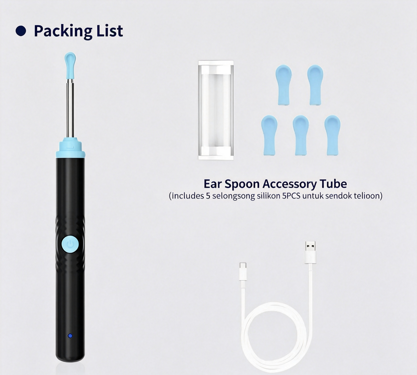 👂 Smart Visual Ear Cleaner with HD Camera 📷 | WiFi Ear Wax Removal Tool with LED Light & Waterproof Design