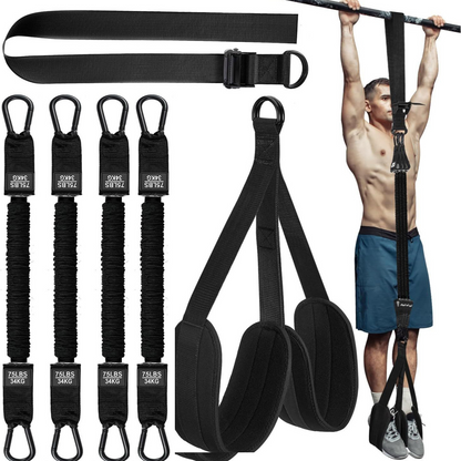 💪 Heavy-duty Pull Up Workout Band | Adjustable Workout & Strength Training Band