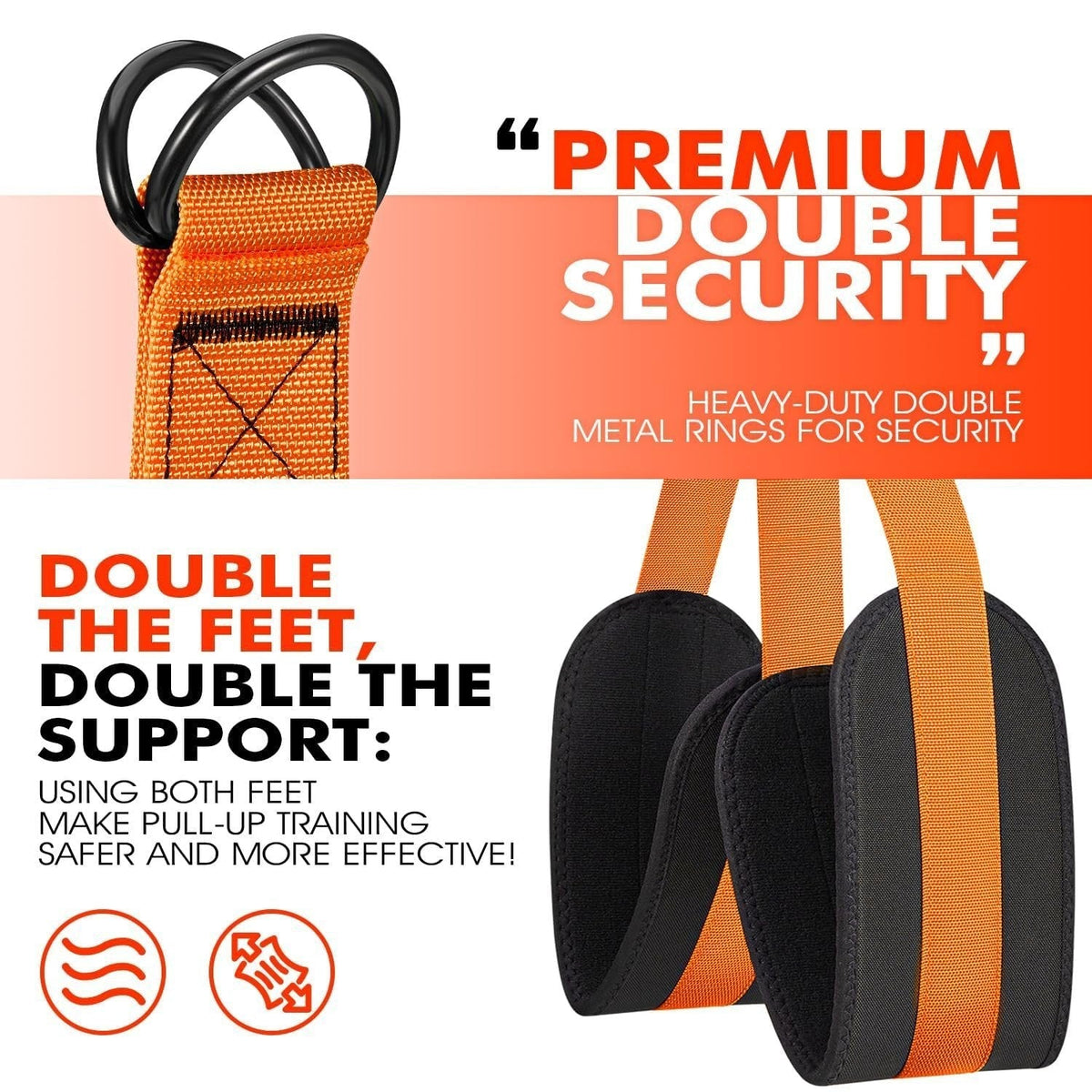 💪 Heavy-duty Pull Up Workout Band | Adjustable Workout & Strength Training Band