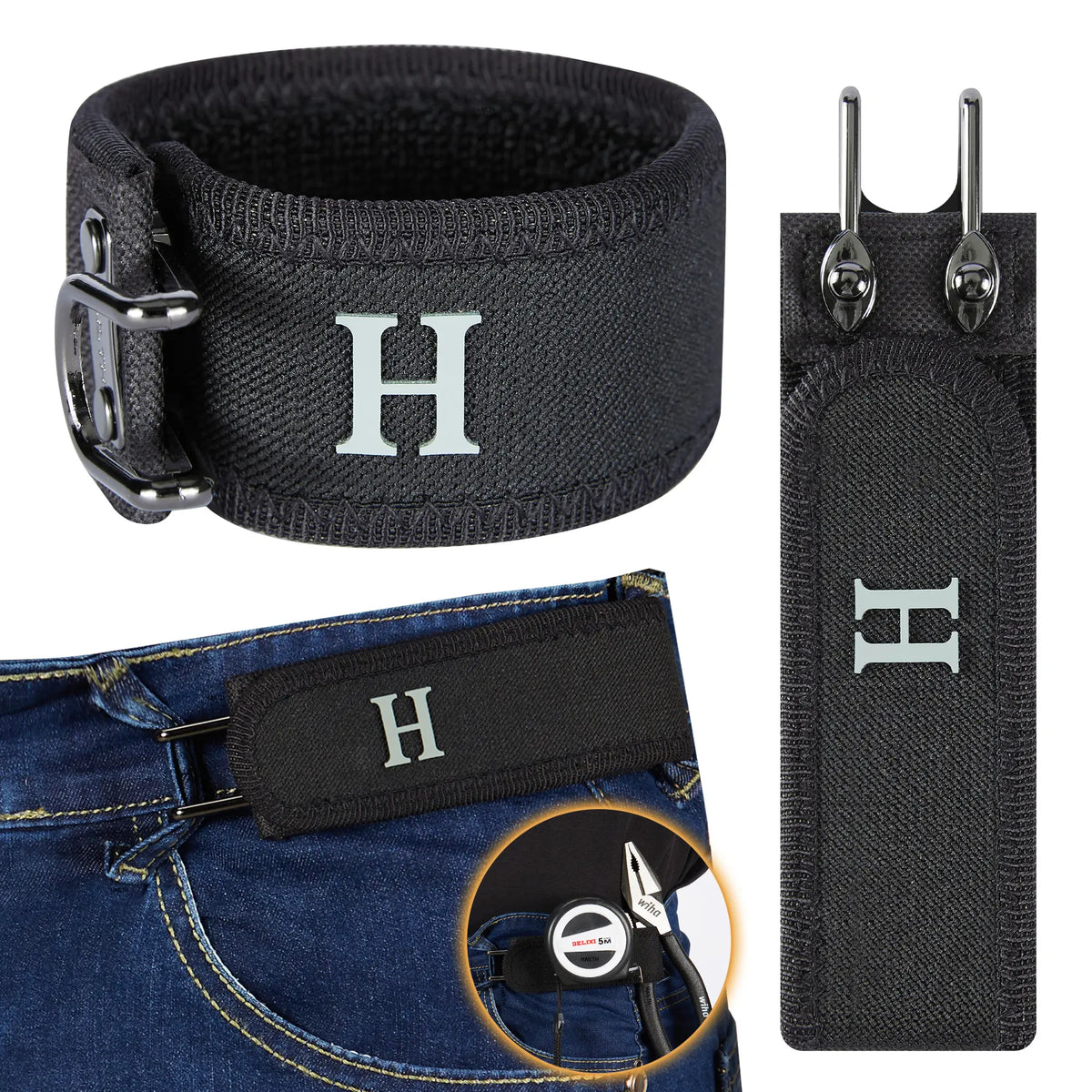 ✨ Invisible No-Buckle Belt | Elastic Stretch Belt for Men & Women – 2 Pack