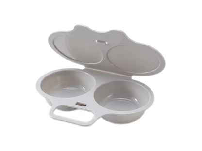 Buy 1 get 1 free --Easy-To-Clean Microwave Omelette Maker, Multifunctional Egg Poacher, Poached Eggs, Poached Egg Cooker, Non-Stick, 2-Cup Round Omelette Maker, Quick Prep, Healthy Cooking Gadget for Kitchens and Restaurants